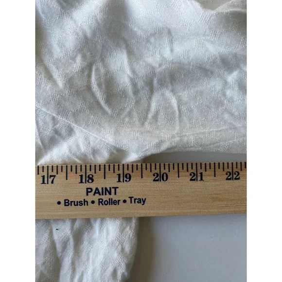 Urban Outfitters Boho Chic Twist Front Top Womens Size S Ivory - Picture 7 of 8